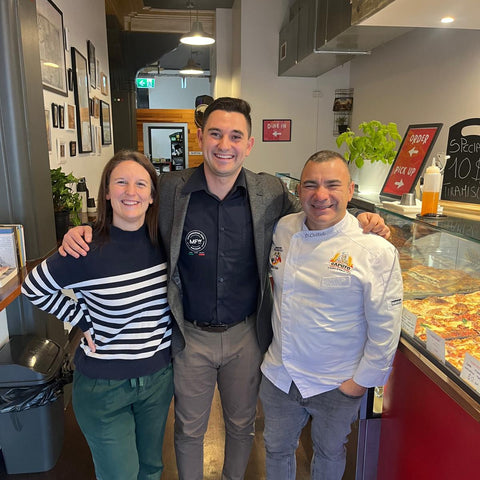 Our team and Davide Civitiello